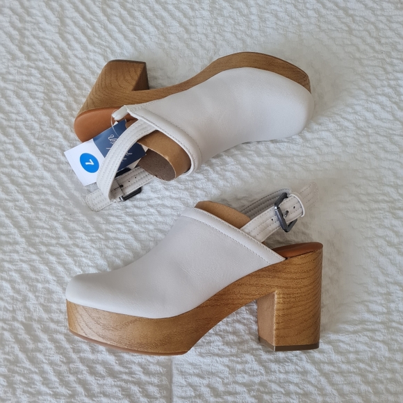 Universal Thread || Clogs Mules Color White Various Sz, 7, 9.5 - Picture 4 of 12